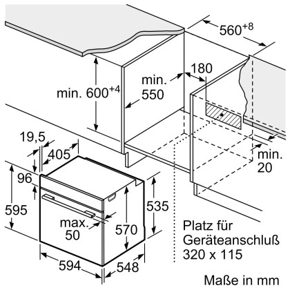 BOSCH MKH63SK3S Einbauherdset 