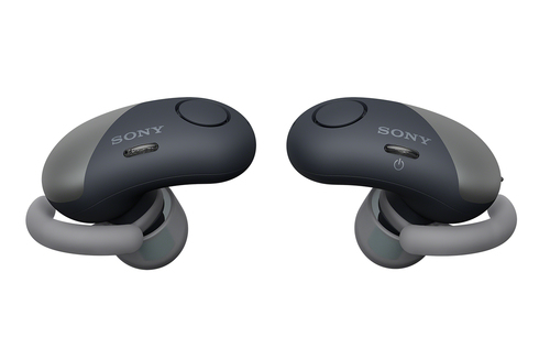 Sony WFSP700NB Kopfhörer & Headset True Wireless Stereo (TWS) Ohrbügel, im Ohr Anrufe/Musik Bluetooth Schwarz