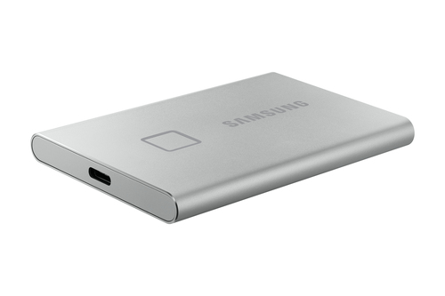 Samsung T7 Touch 500GB Portable SSD USB-C 3.1 silber UASP USBC SSD extern Samsung T7 Touch 500GB Portable SSD USB-C 3.1 silber UASP USBC SSD extern