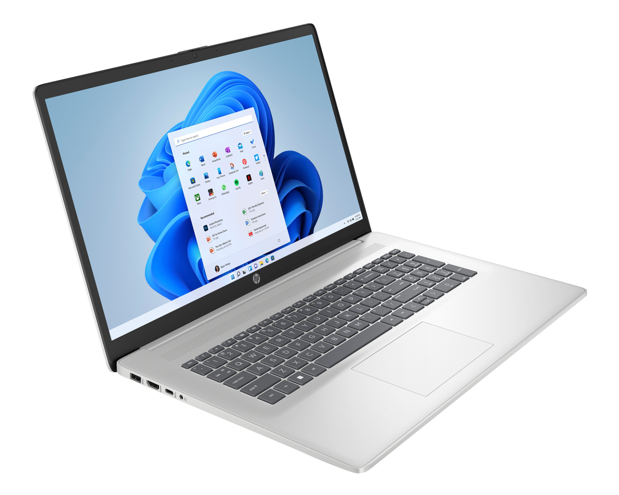 HP 17-cp3674ng 17 Zoll Full HD AMD Ryzen 7 16GB RAM 512 GB SSD Windows 11 silber