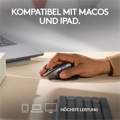 Logitech MX Master 3S for Mac Maus Büro rechts Bluetooth Laser 8000 DPI Logitech MX Master 3S for Mac Maus Büro rechts Bluetooth Laser 8000 DPI