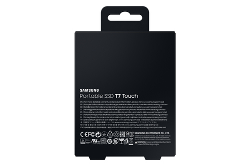 Samsung T7 Touch 500GB Portable SSD USB-C 3.1 silber UASP USBC SSD extern Samsung T7 Touch 500GB Portable SSD USB-C 3.1 silber UASP USBC SSD extern